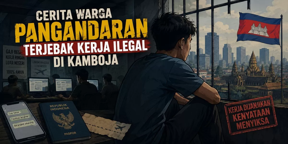 Ilustrasi TPPO Kamboja. Ai
