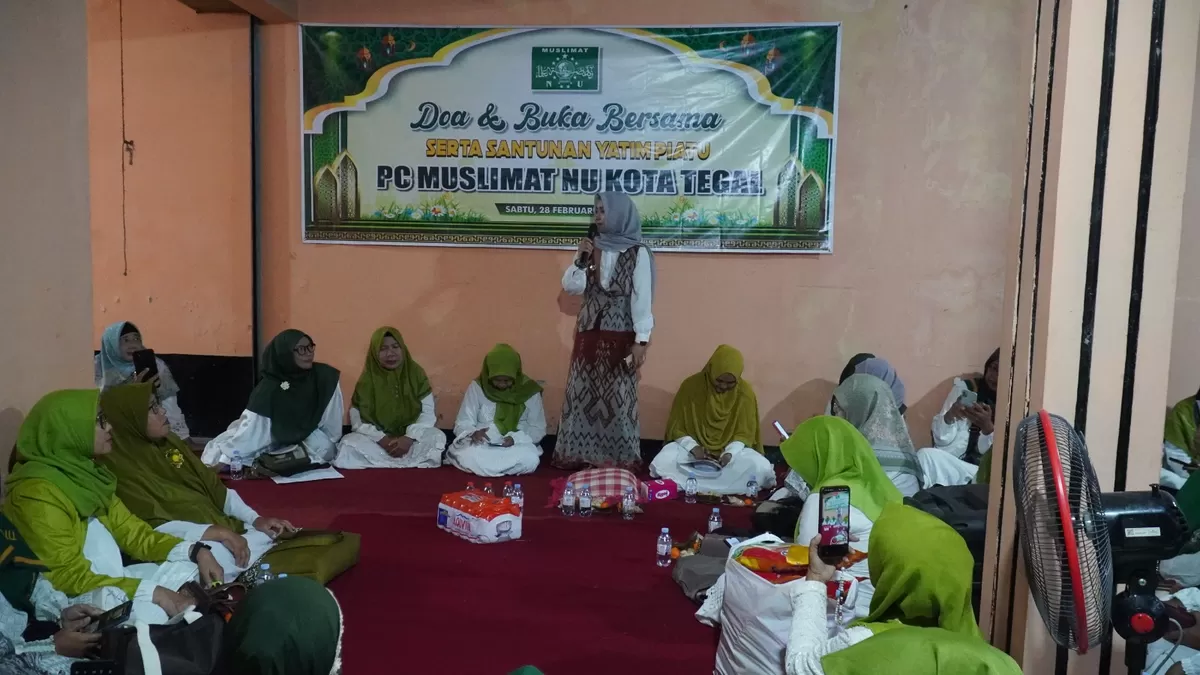 Suasana Doa Bersama dan Buka Bersama Muslimat NU dan Pemkot Tegal (Agus R)