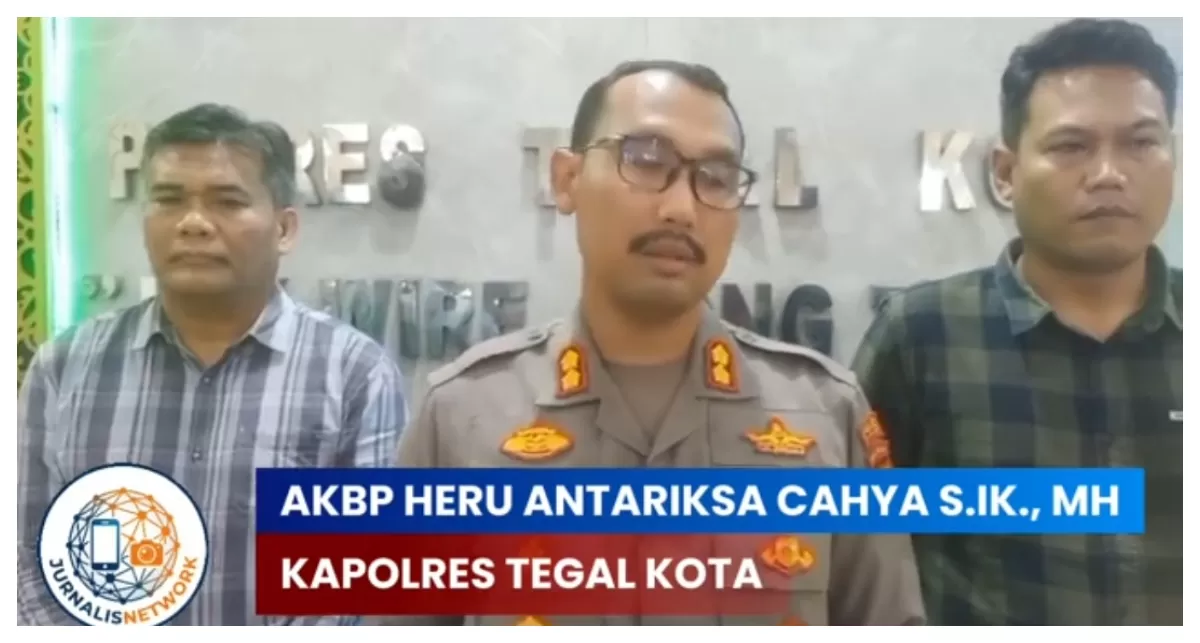 Kapolres  Tegal Beri Keterangan Pers (AGUS R)