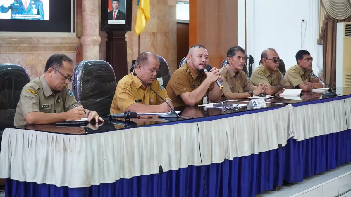 Rakor Penanggulangan Samapah Jelang Idul fitri di Tegal (AGUS R)