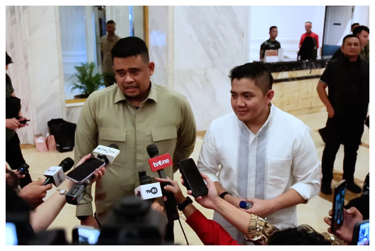 Seskab Teddy memebrikan Keteranga Pers (ist/AGUS R)
