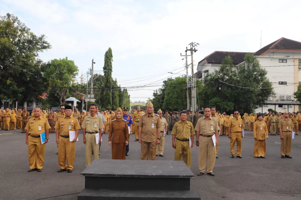Gelar apel ASN Kota Tegal (AGUS R)