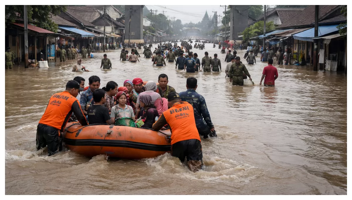 Ilustrasi Banjir (AGUS R)