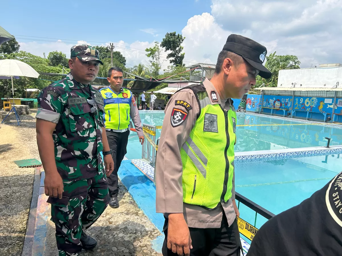Aparat polres Pemalang lakukan olah TKP (AGUS R)
