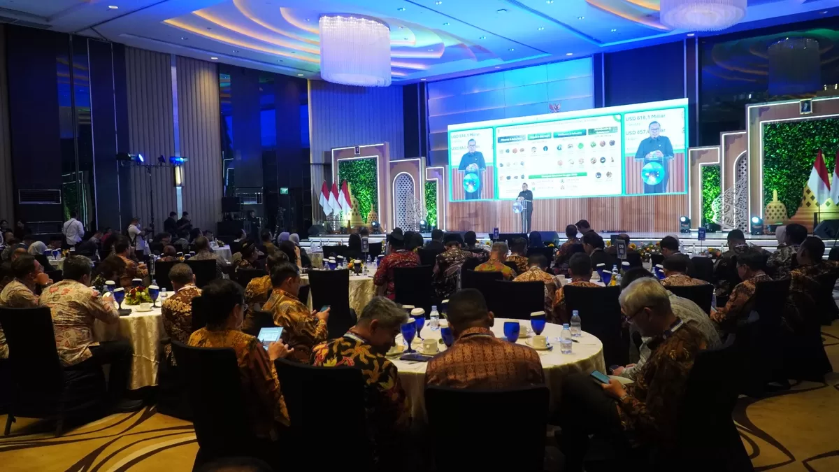 Gubernur Jawa Tengah, Ahmad Luthfi menegaskan pentingnya kolaborasi dalam pengembangan UMKM.( AGUS R)