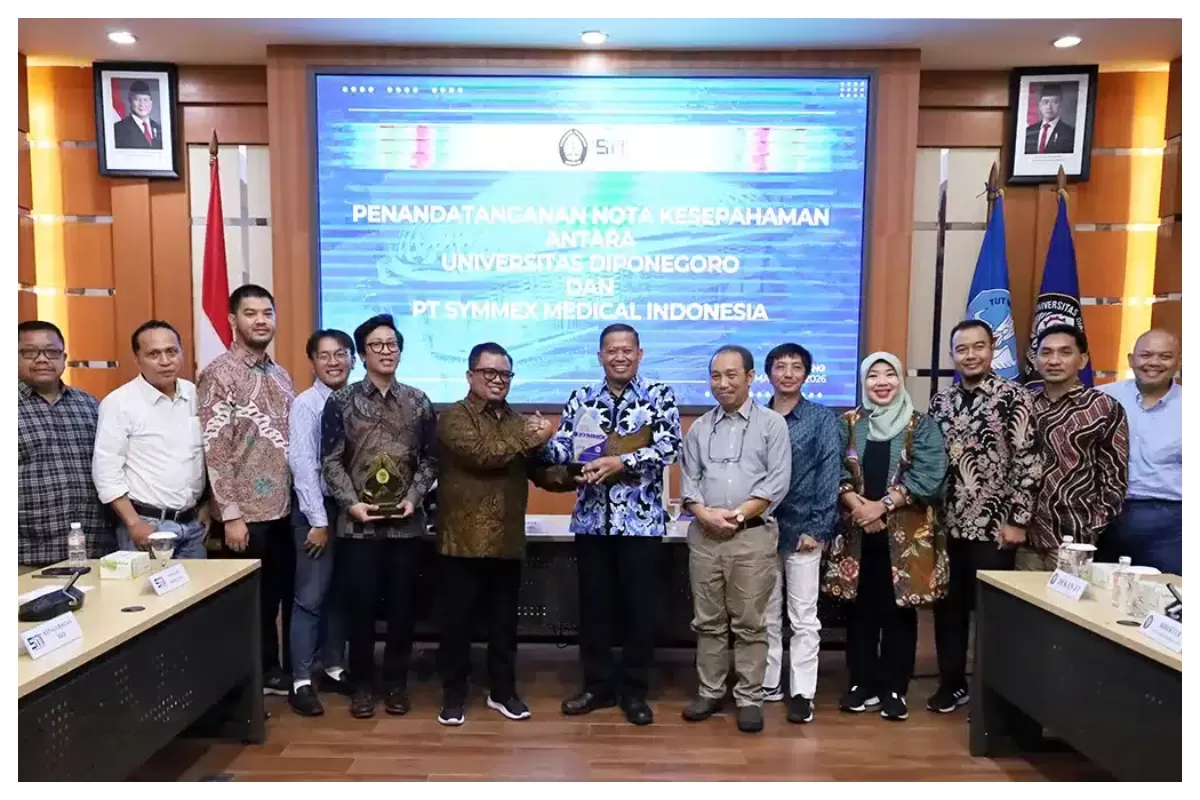 Universitas Diponegoro (Undip) Semarang menjalin kerja sama strategis dengan PT Symmex Medical Indonesia dalam upaya memperkuat pengembangan riset (ist/hmsundip/AGUS R)