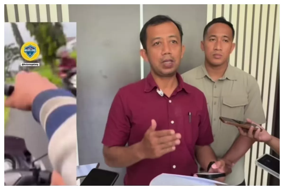 Polisi beberkan fakta video viral tawuran pelajar menggunakan pistol di Magelang, Jawa Tengah. (Instagram/polrestamagelang)