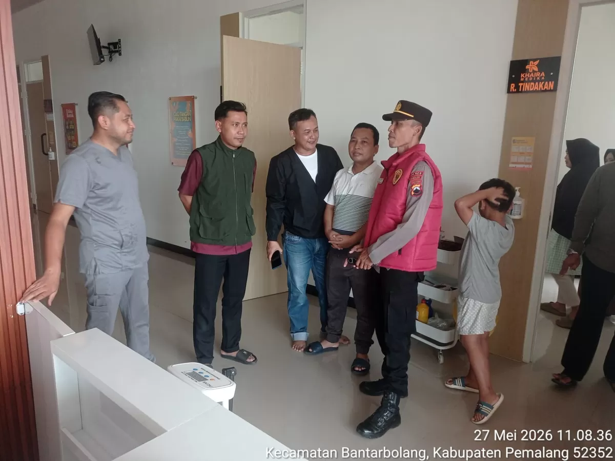 Suasana di puskesmas Usai Korban dievakuasi (AGUS R)