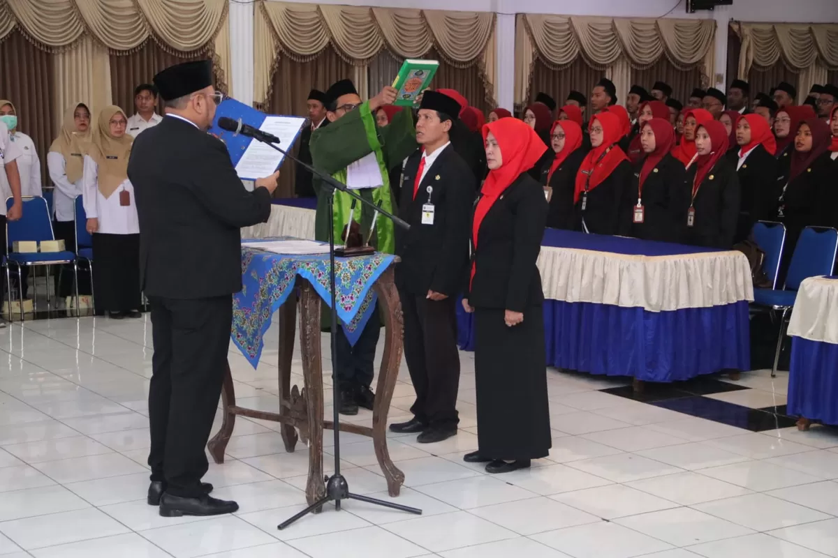 Suasana P{elantikan P3K Guru di Kota Tegal (AGUS R)
