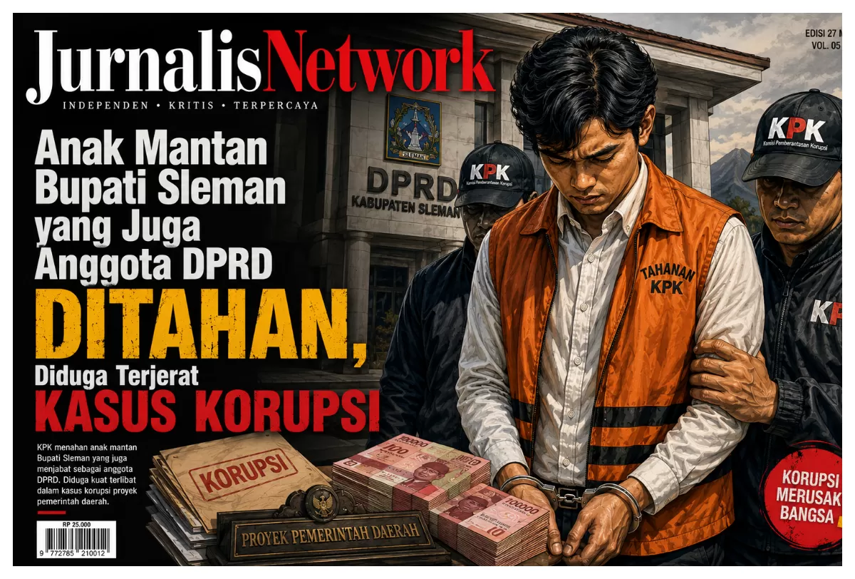 Anak Mantan Bupati Sleman  Ditahan Terkait Dugaan Korupsi Dana Hibah Wisata (ilustrasi AI/AGUS R)