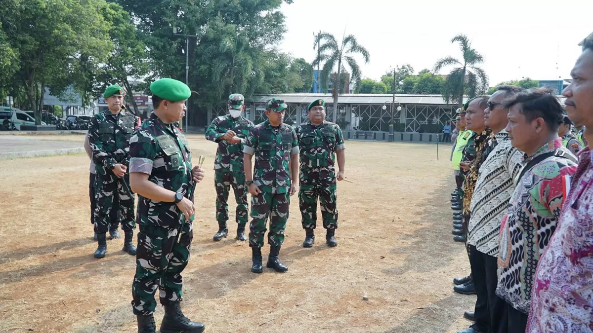 Batang Siaga Satu, Ribuan Personel Gelar Apel Pengamanan Jelang Kunjungan Presiden Prabowo