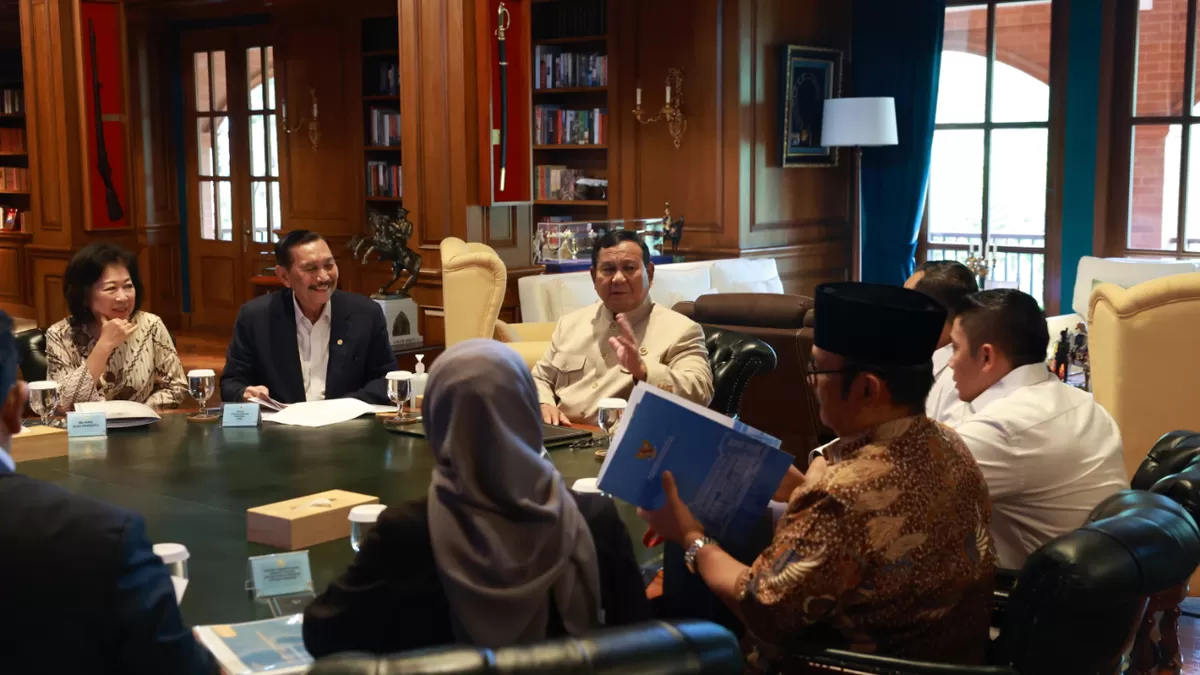 Bertemu Prabowo, DEN Dukung Percepatan Transformasi Digital Pemerintah