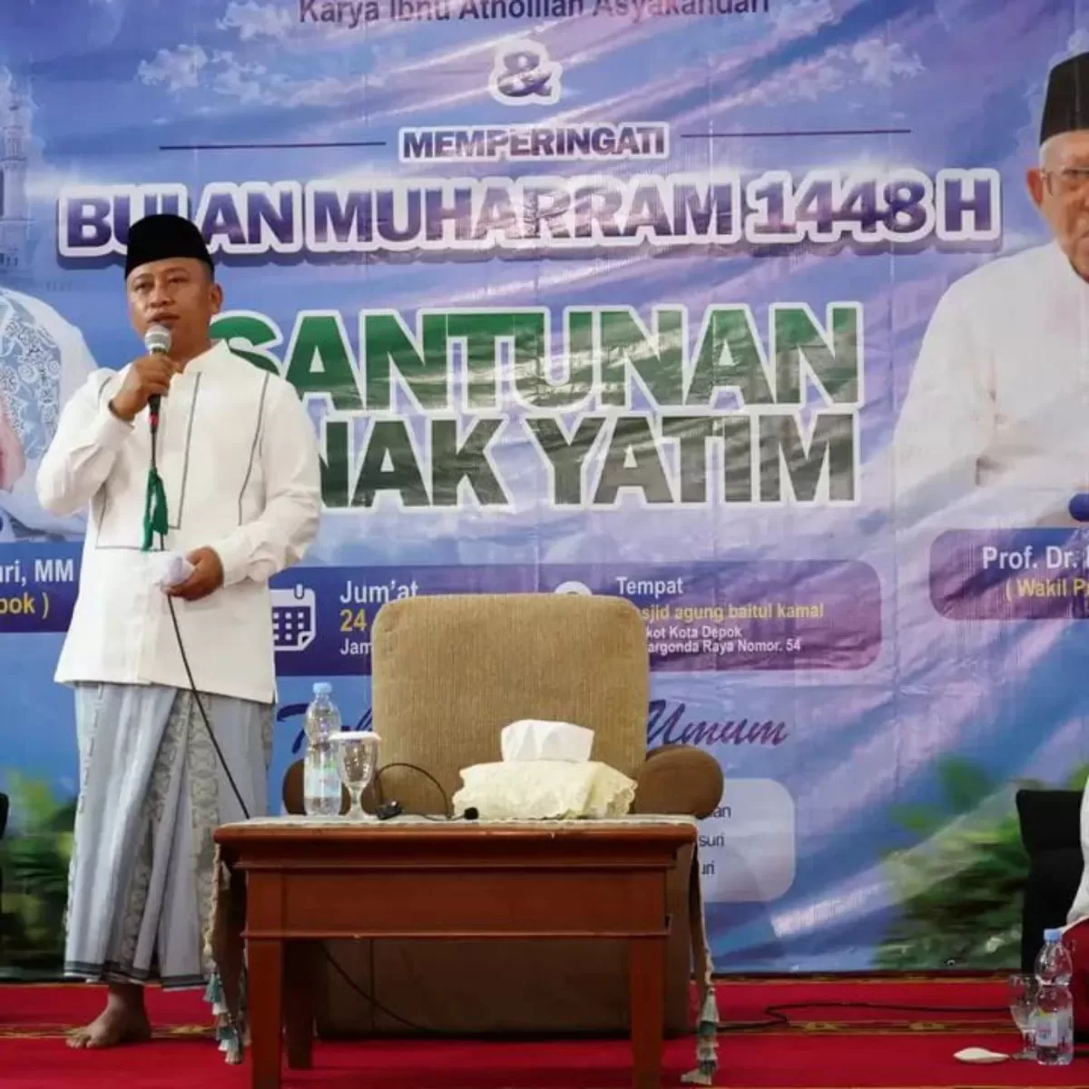 Di Pengajian Al-Hikam, Wali Kota Depok Supian Suri Pastikan Tak Ada Anak Putus Sekolah  