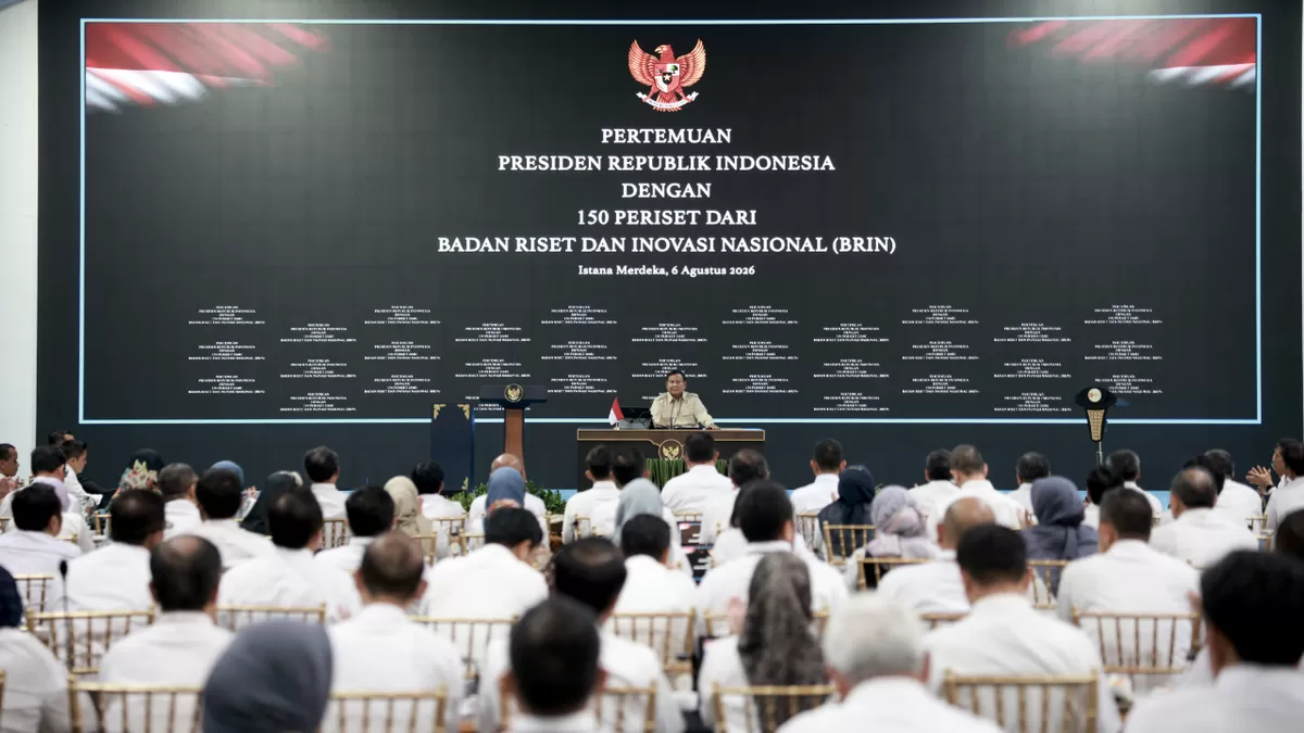 Terima Jajaran BRIN di Istana, Presiden Prabowo Tekankan Sains-Teknologi Kunci Kemajuan Bangsa