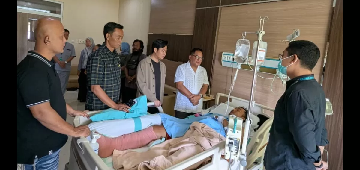 M. Suryo menjalani perawatan intensif dok. Humas HS