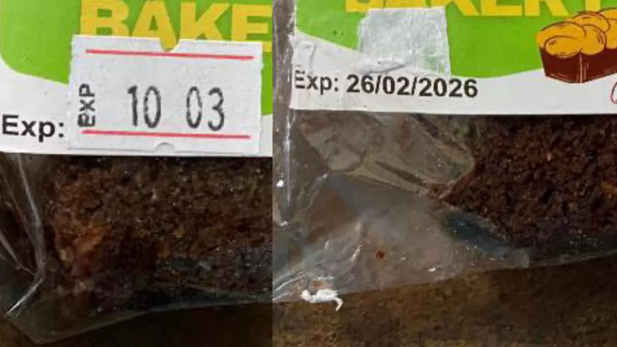 Roti brownies panggang yang diduga kedaluwarsa dikeluhkan orang tua siswa di Yogyakarta. (X/merapi_uncover)