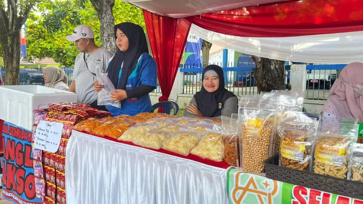 TVRI Bengkulu menggelar pasar pangan murah guna meringankan beban masyarakat dalam mengatasi kebutuhan sembako menghadapi Idulfitri 1447 Hijriah mendatang.(Foto/Ist)     
