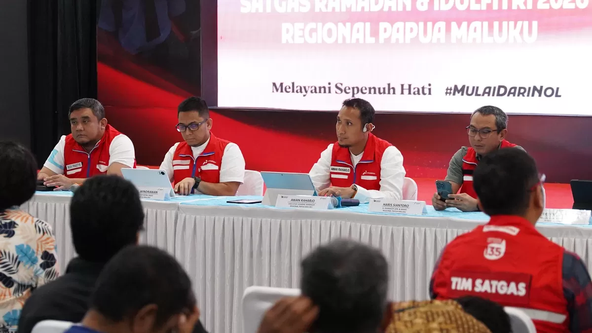 Pertamina Patra Niaga Regional Papua Maluku memastikan ketersediaan dan kehandalan suplai energi selama periode akhir Ramadan hingga Hari Raya Idulfitri 1447 H. (Humas Pertamina)
