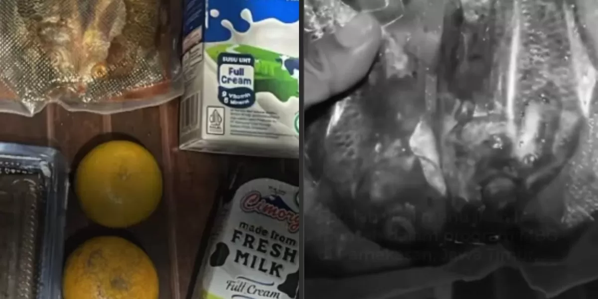 Menyoroti insiden temuan menu MBG yang berisi ikan nila yang masih mentah di SMPN 1 Kota Sukabumi, Jawa Barat. (Instagram.com/@volkinfo)