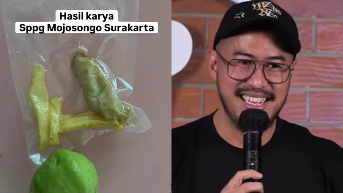 Pandji Pragiwaksono ikut komentari menu MBG Ramadan SPPG Mojosongo. (Threads/pandji.pragiwaksono)