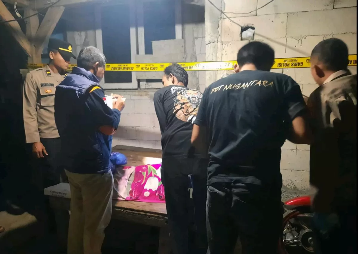 Lokasi kejadian ledakan petasan. Ist
