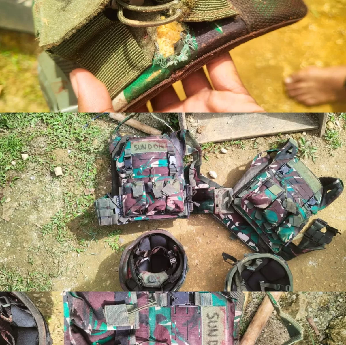 Ransel anggota TNI (Istimewa)