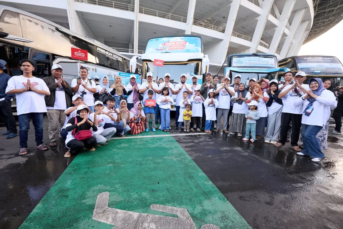 SIG memberangkatkan secara gratis 1.653 pemudik dari Banten, Jakarta, Jawa Barat, Aceh, dan Sumatra Barat menuju berbagai daerah tujuan di Aceh, Banten, Jakarta, Yogyakarta, Jawa Tengah, Jatim, dll.