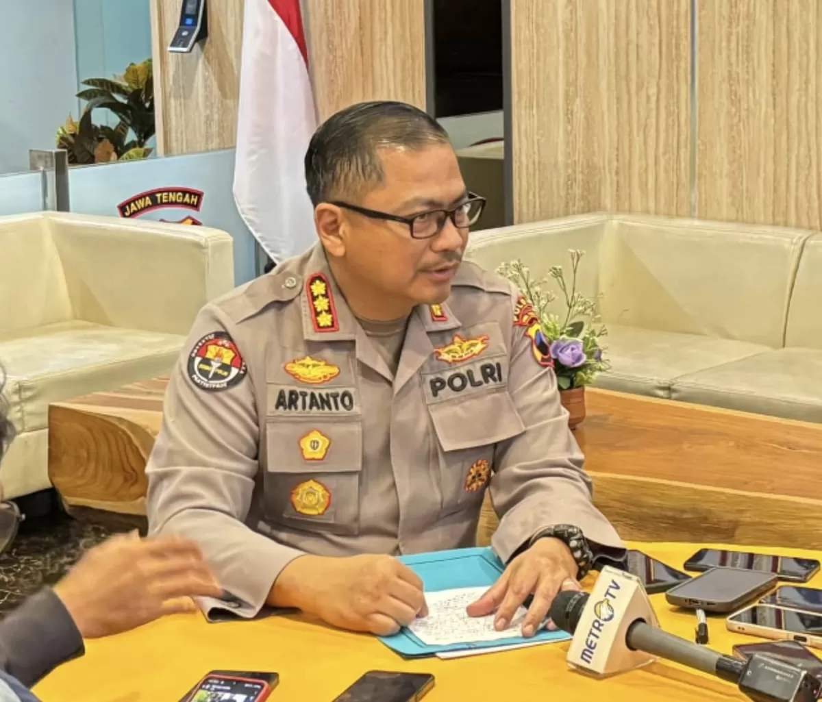Kabid Humas Polda Jateng Kombes Artanto.