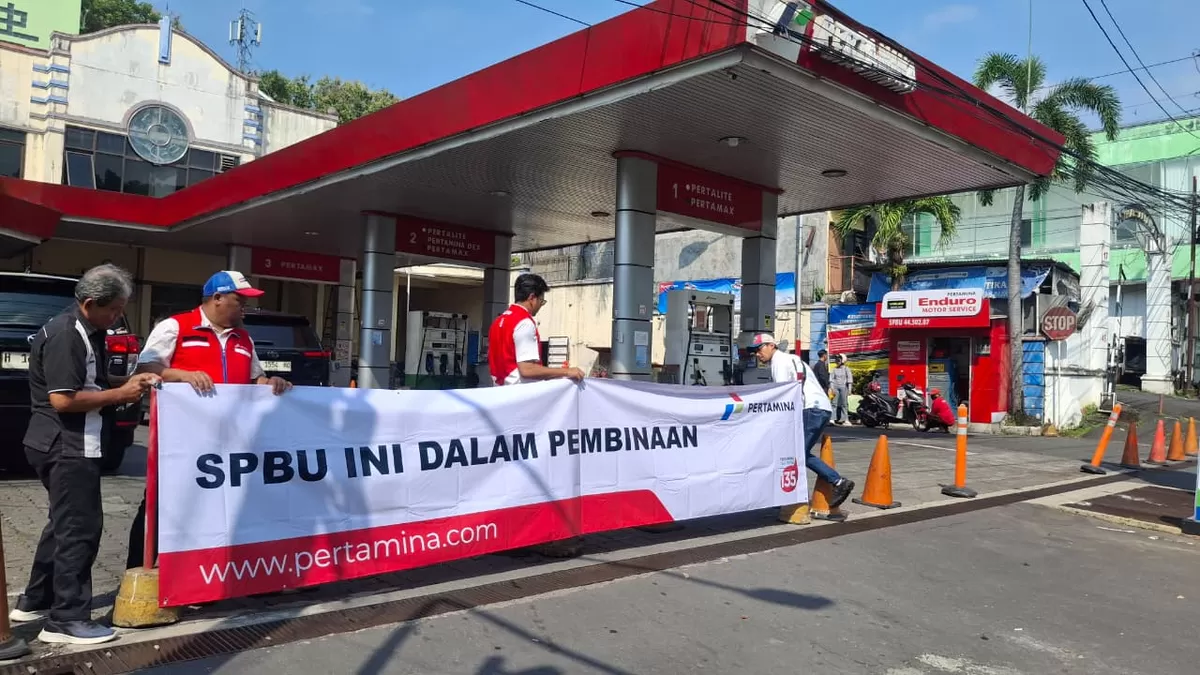 SPBU Sriwijaya ditutup sementara untuk pembinaan dan evaluasi menyeluruh pasca insiden kebakaran motor.