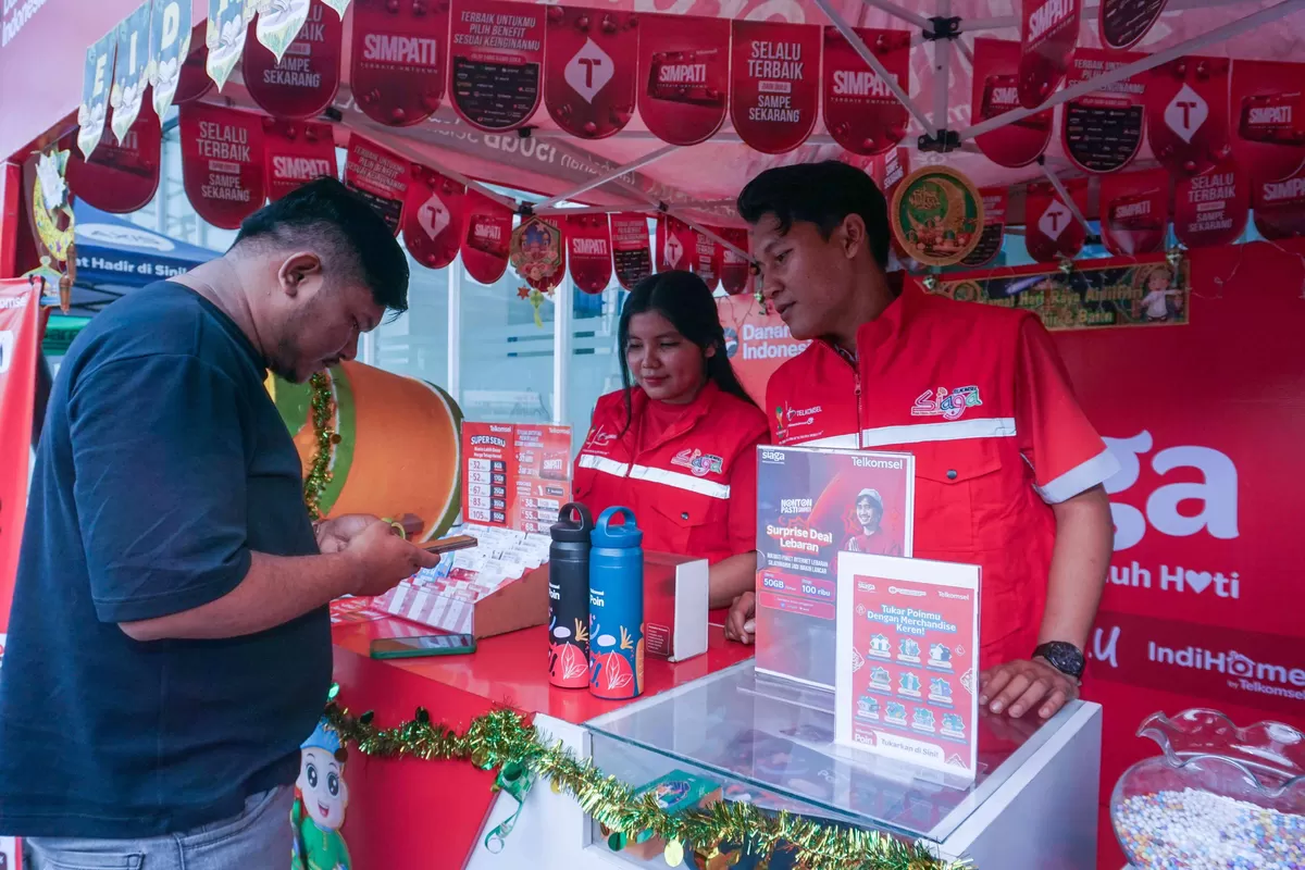 Telkomsel Area Pamasuka (Papua, Maluku, Sulawesi, dan Kalimantan) berhasil menjaga kualitas konektivitas pelanggan tetap stabil selama periode Ramadan dan Idul Fitri 1447 H  (Humas Telkomsel)
