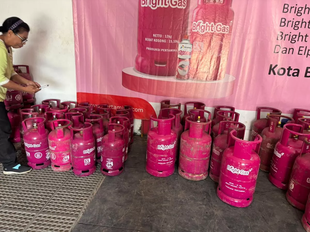 Stok Liquefied Petroleum Gas (LPG) di wilayah tersebut. (Istimewa)