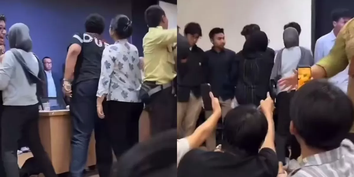 Menyoroti viralnya dugaan grup chat orang tua mahasiswa FH UI usai anaknya terjerat kasus pelecehan. (instagram.com/@cretivox)
