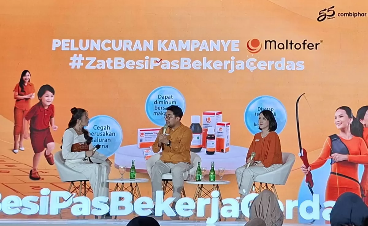  Combiphar melalui brand Maltofer resmi meluncurkan kampanye #ZatBesiPasBekerjaCerdas.