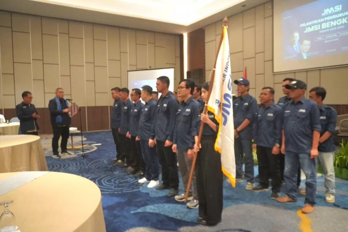Pengukuhan Pengurus Jaringan Media Siber Indonedia (JMSI) Provinsi Bengkulu.(Foto/Ist) 