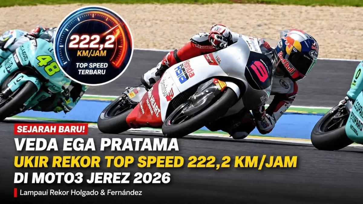 Veda Pecahkan rekor Top Speed Ist.