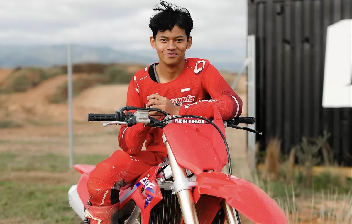 Persiapan latihan ektrim Veda di MX Golf Park Spanyol dok.Instagram