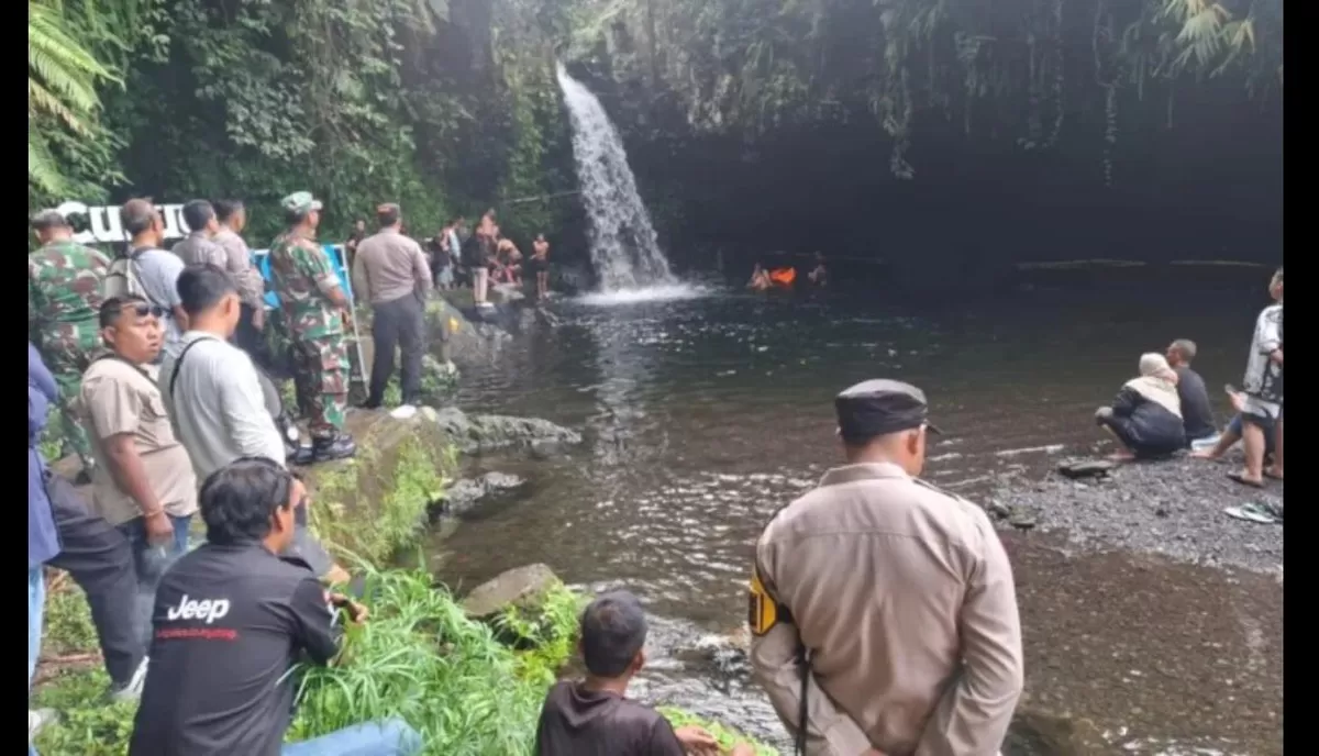 Pencarian Korban tenggelam di curug Kanesia dok.ist