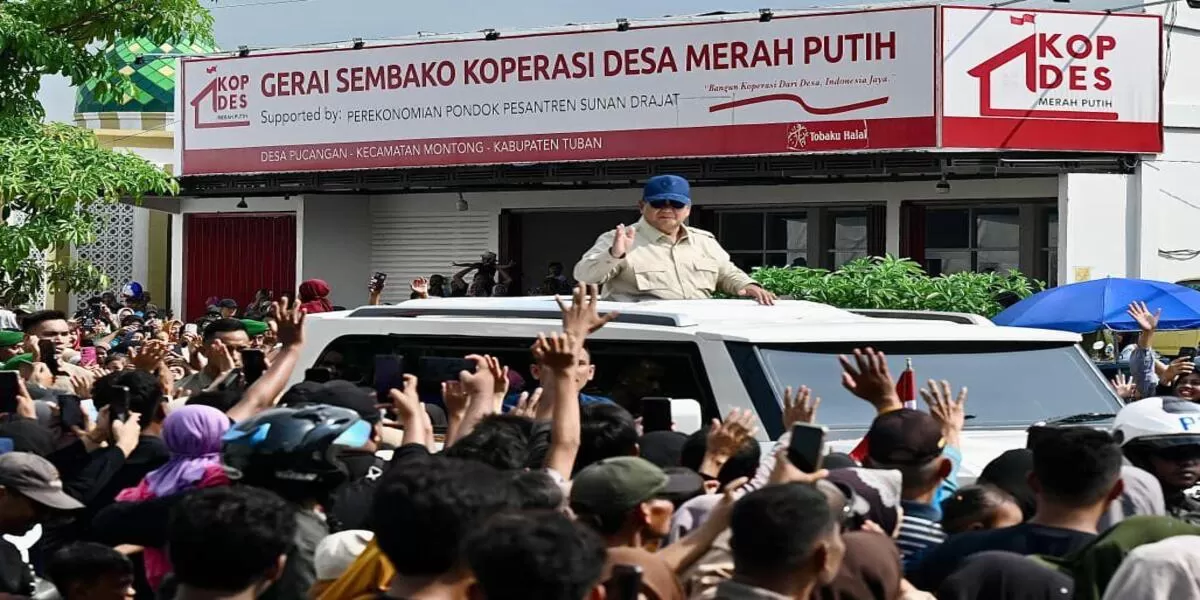 Presiden Prabowo Subianto ketika melalukan panen raya jagung nasional di Kabupaten Tuban, Jawa Tengah, Sabtu 16 Mei 2026 lalu.(Foto/Ist)  