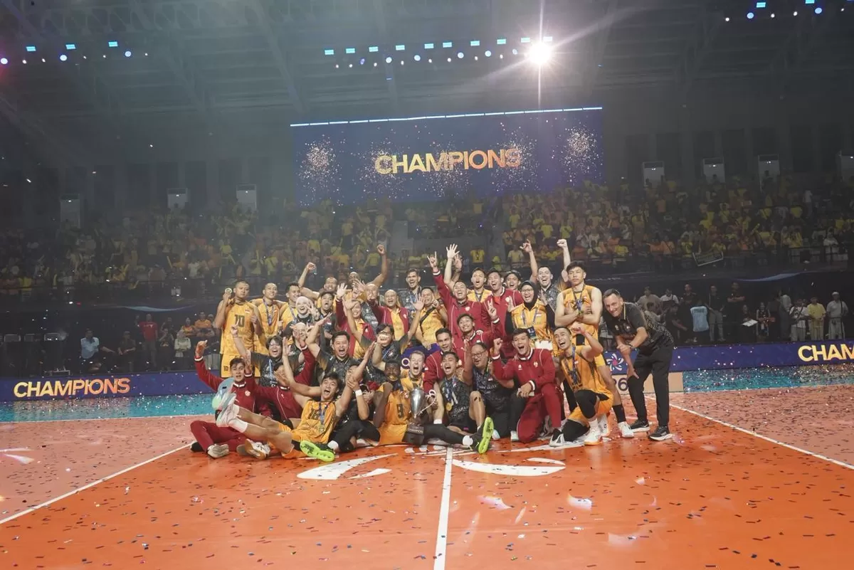 Jakarta Bhayangkara Presisi berhasil keluar sebagai juara pada AVC Men&rsquo;s Club Championship 2026, yang digelar di Pontianak, Kalimantan Barat (Kalbar).(Foto/Ist)    