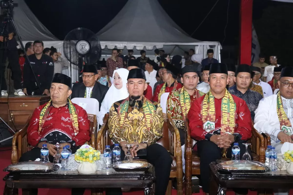 Kapolres Seluma, AKBP Bonar Rikardo menghadiri penutusan MTQ ke XXXVII tingkat Provinsi Bengkulu.(Foto/Ist)