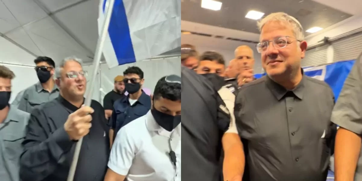 Menyoroti viralnya video yang dibagikan Menhan Israel, Itamar Ben-Gvir terkait para relawan GSF yang sempat digeruduk di Perairan Siprus. (X.com/@itamarbengvir)