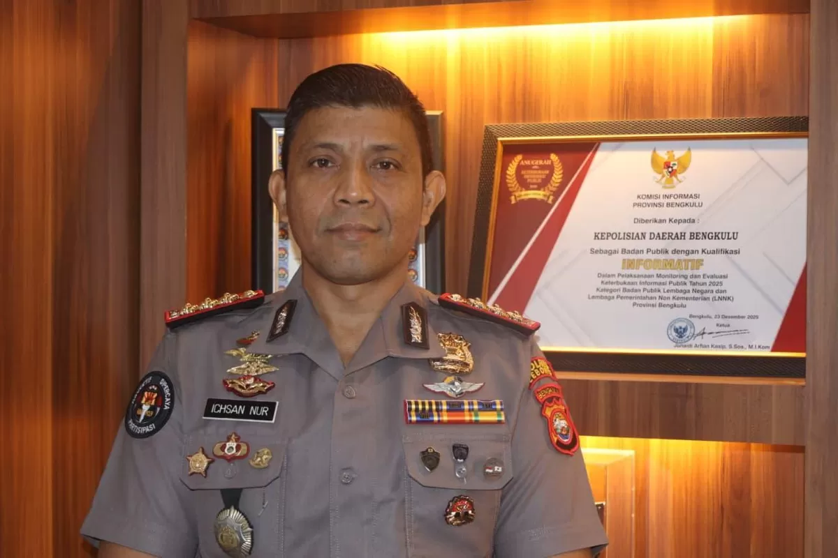 Kabid Humas Polda Bengkulu, Kombes Pol Ichsan Nur.(Foto/Ist) 