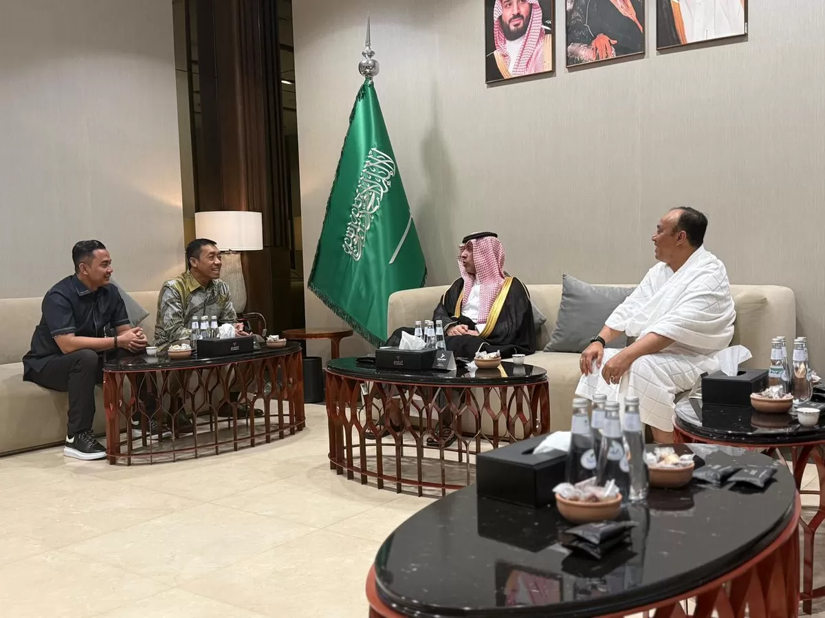 Wakapolri Komjen Pol Dedi Prasetyo dan tim melakukan lpertemuan dengan jajaran Presidency of State Security Arab Saudi untuk penguatan koordinasi perlindungan jelang  puncak haji  2026.(Foto/Ist)