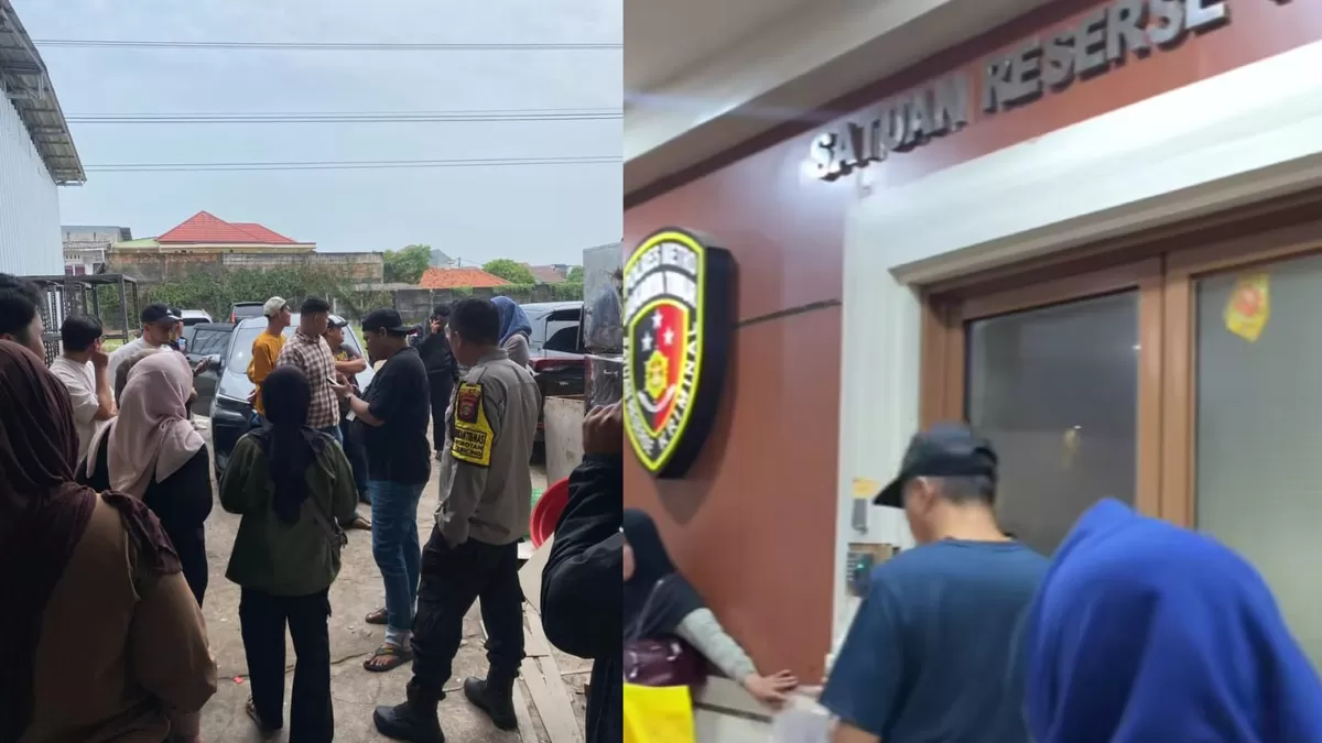 Calon pengantin yang jadi korban WO Marwah datangi gudang dan buat laporan polisi. (Threads/a.cheerfulgirl)