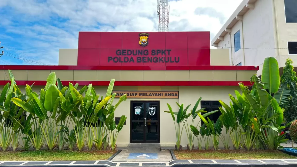 Salah satu gedung di lingkungan  Mapolda lBengkulu. (Foto/Tribrata News Bkl)