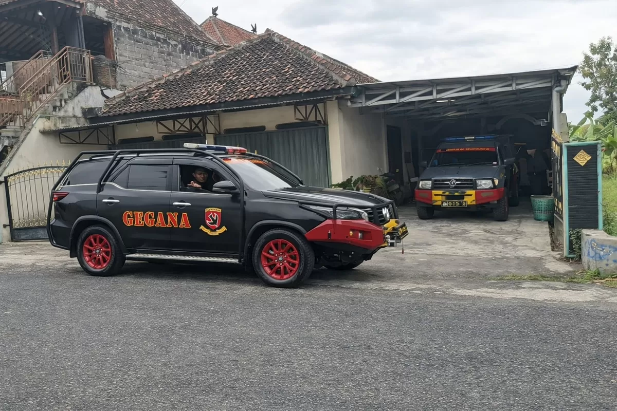 polisi berjaga di TKP dok.ist