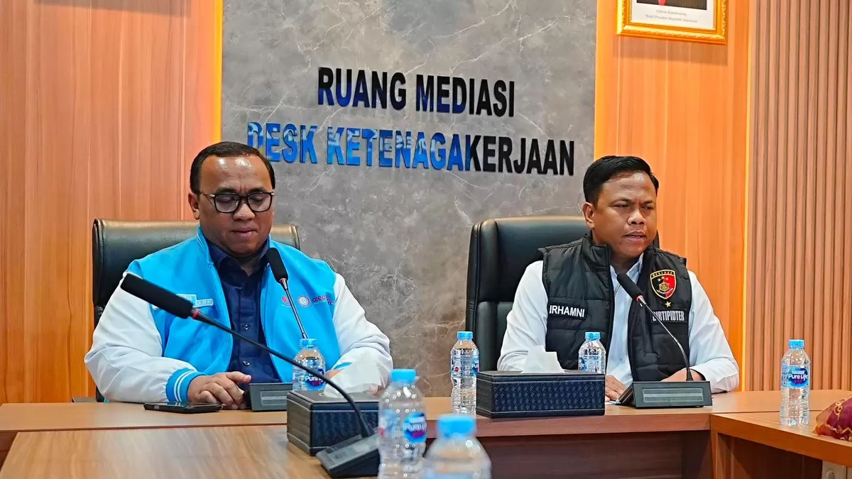Desk Ketenakerjaan Polri berhasil melakukan mediasi pekerja dengan PT Kerja Jaya Pusaka sehingga 131 pekerja menerima hak sebanyak Rp 10 miliar.(Foto/Ist) 