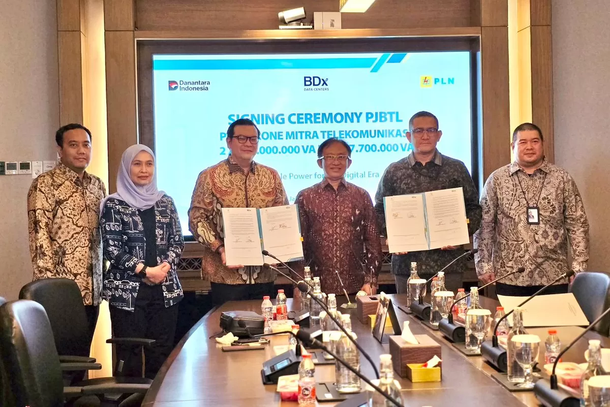 PLN dan BDx Indonesia berkolaborasi menghadirkan pasokan listrik 1,2 GW guna mendukung ekspansi data center AI nasional.