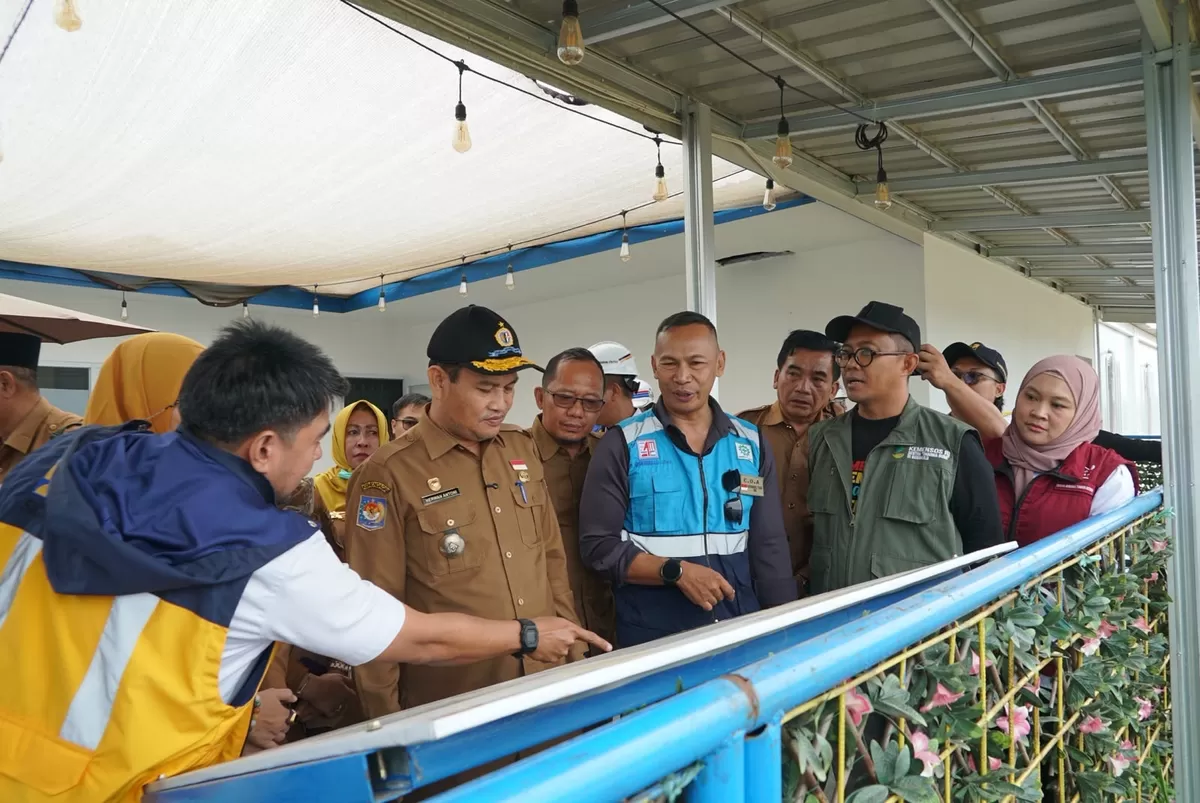 Sekda Bengkulu Herwan Antini meninjau  progres Sekolah Rakyat di Bengkulu. (Foto/Ist)
