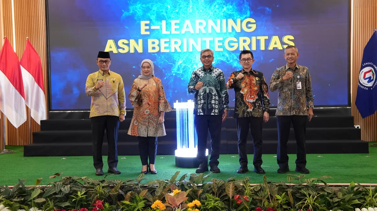 Peluncuran program E-Learning ASN Berintegritas. (Ist)
